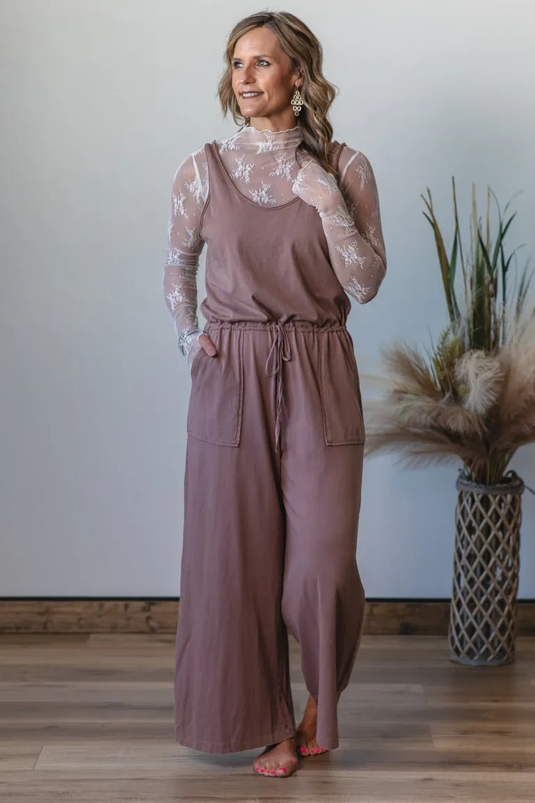 Cotton Tank Jumpsuit