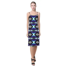 Cree Confederacy Midnight Alcestis Slip Dress