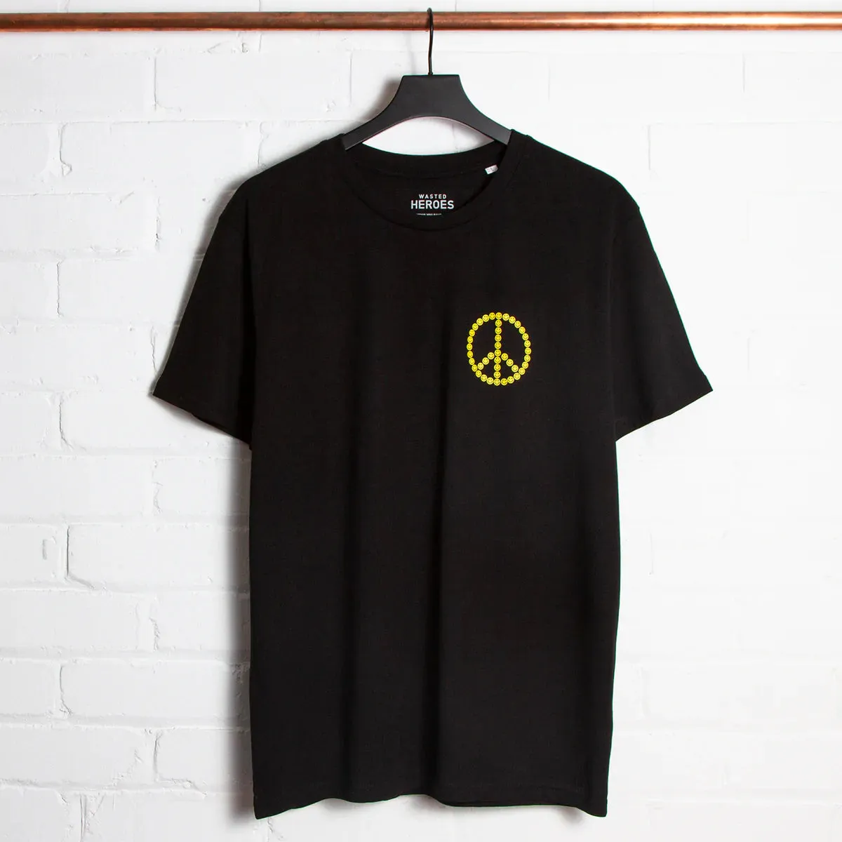 CrestPeace Smiley - Tshirt - Black