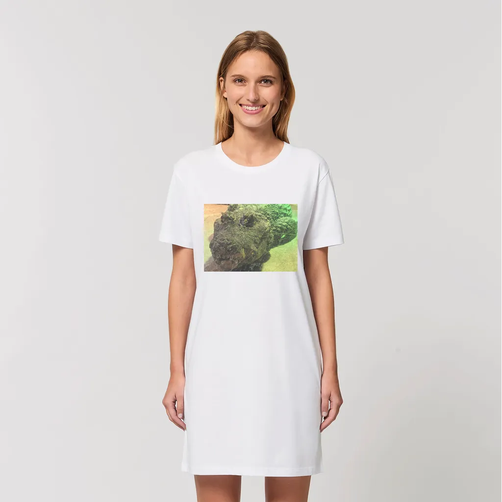 Crocodiles Organic T-Shirt Dress