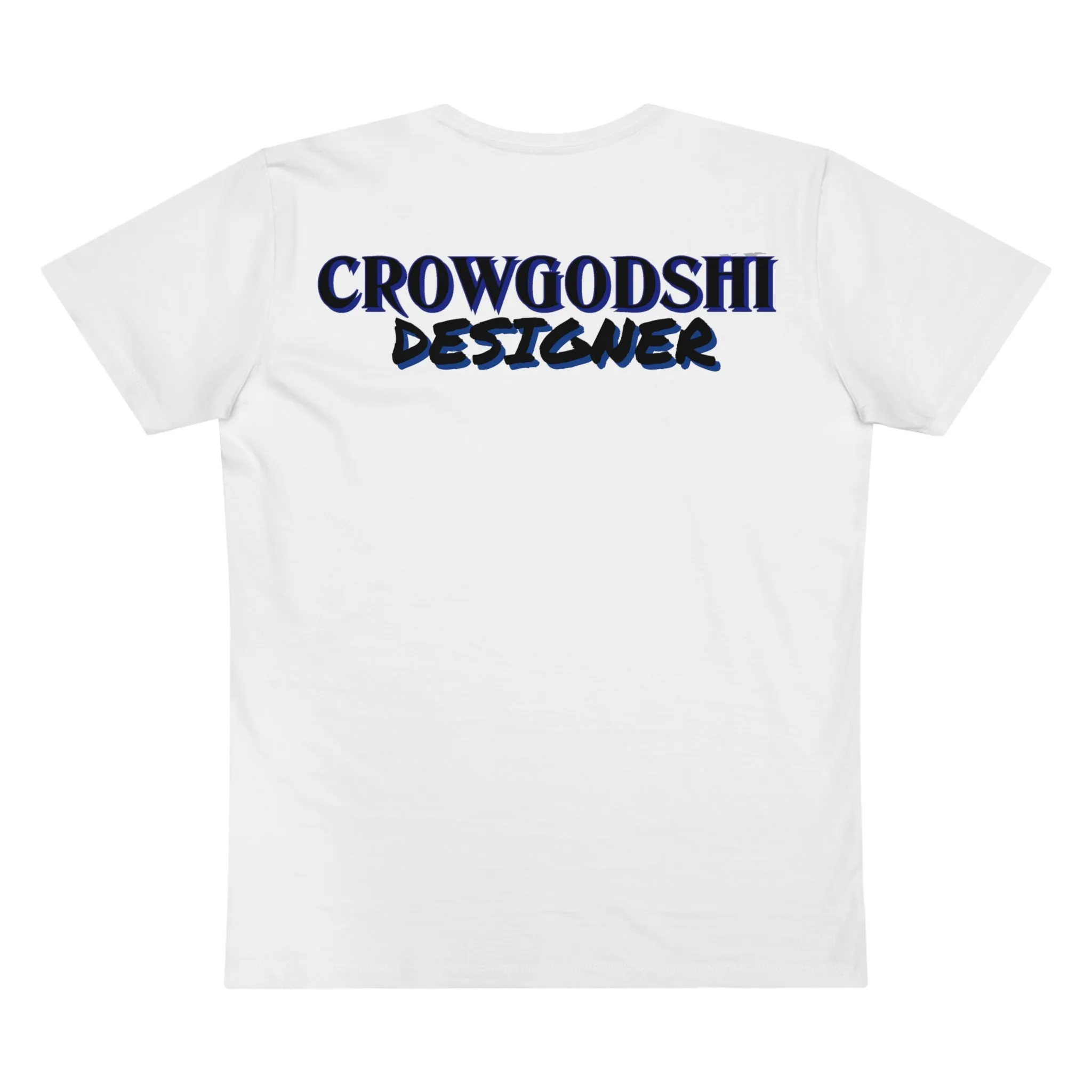 Crowgodshi Designer First Generation Men’s Presenter V-neck, DUKE BLUE LOGO