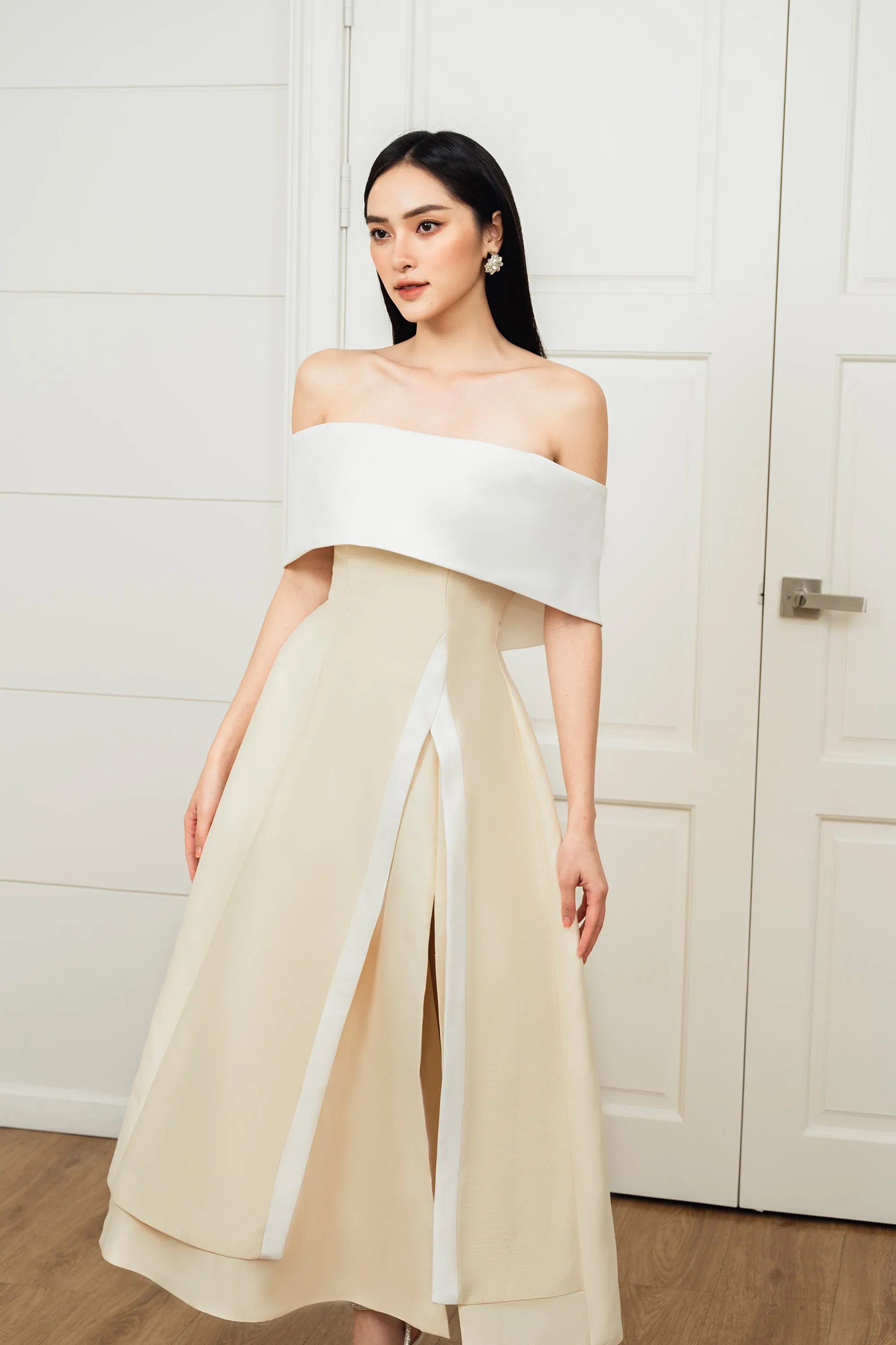 Dakota Side Slit Midi Dress