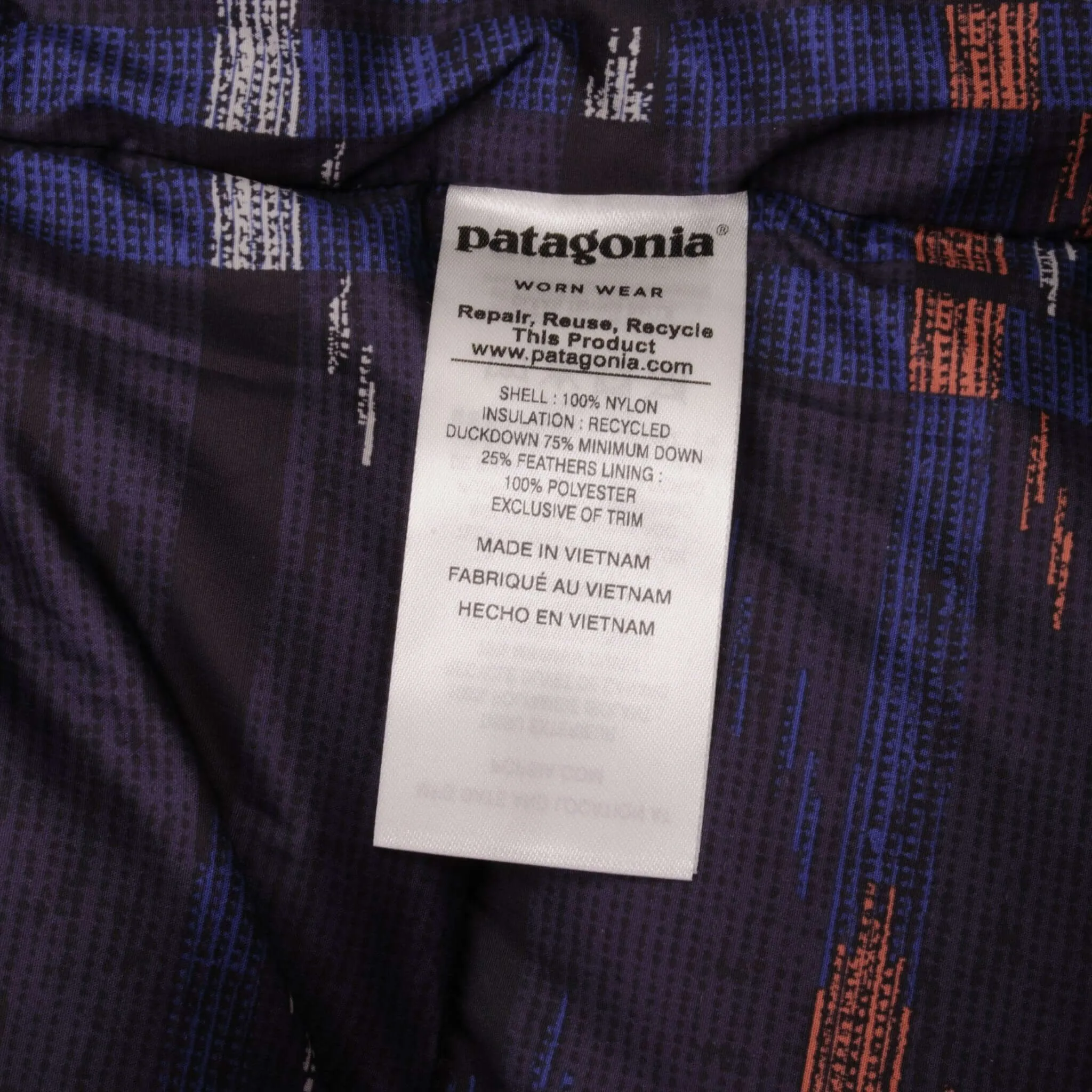 DEADSTOCK PATAGONIA BIVY HOODED WOMEN'S PUFFER JACKET 2016 SIZE LARGE