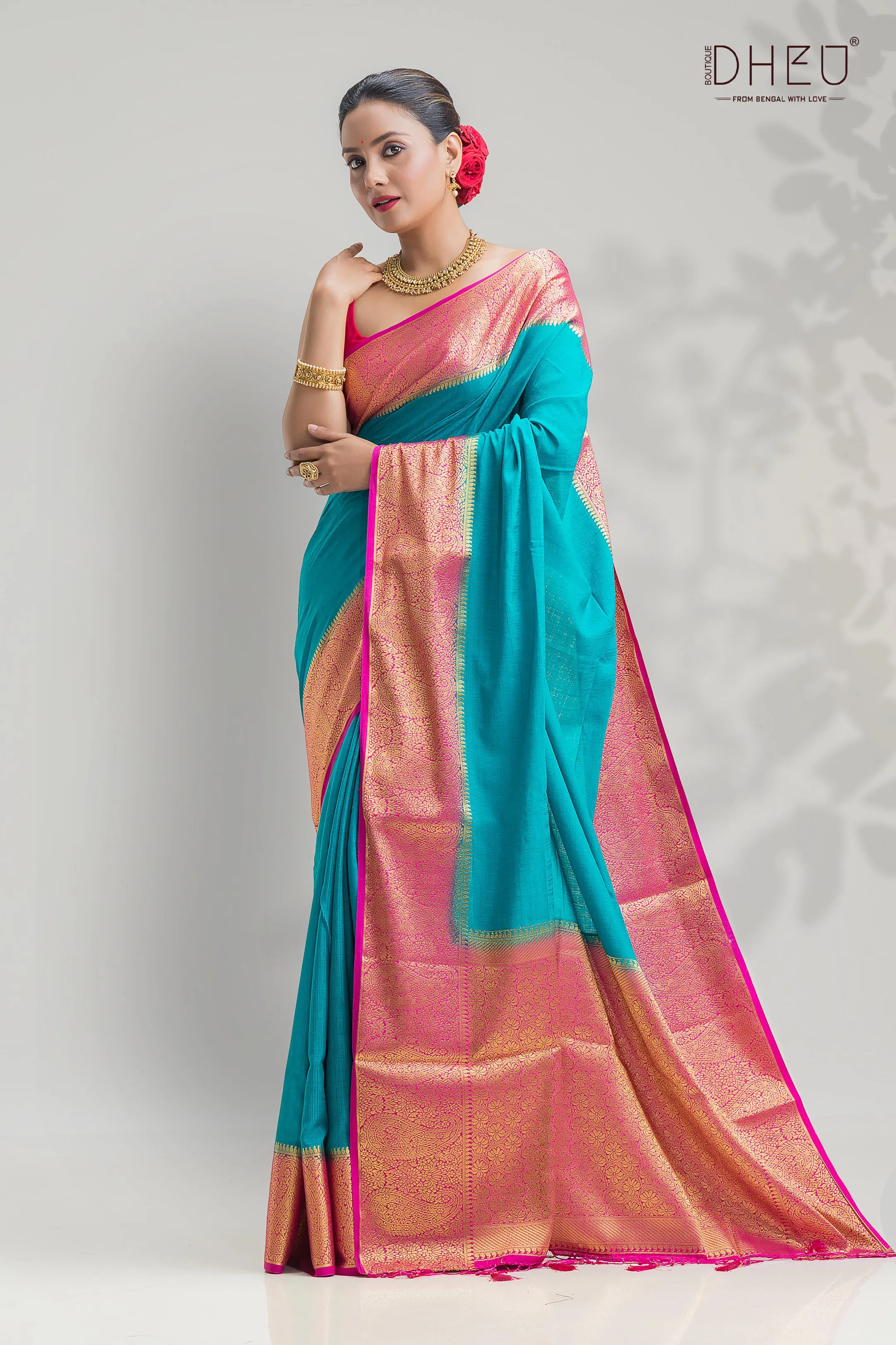 Designer Brocade Silk Saree