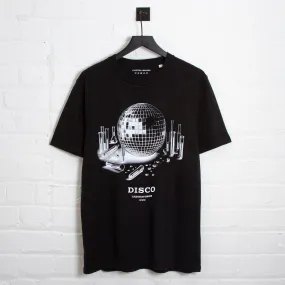 Disco Labs NYC Front Print - Tshirt - Black