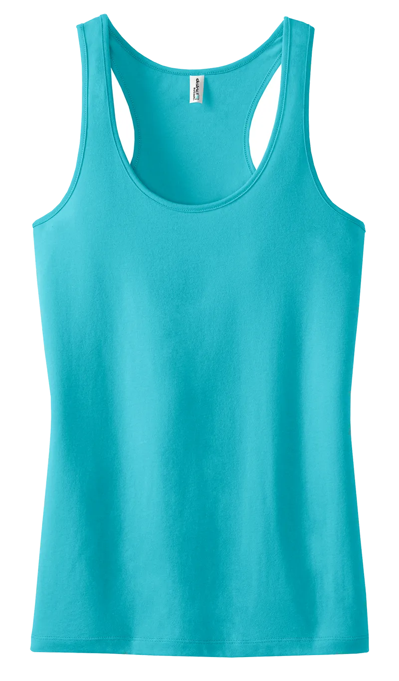 District Threads DT237 Ladies Racerback Tank Top  (Available in 13 colors)