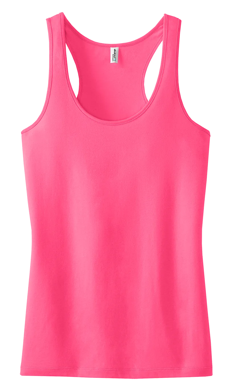 District Threads DT237 Ladies Racerback Tank Top  (Available in 13 colors)