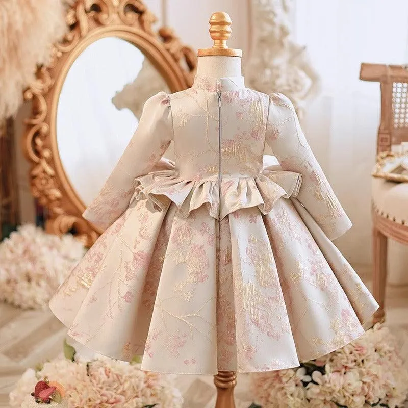 Elegant Princess Dress for Girls Luxury Girls' Dress with Delicate Details