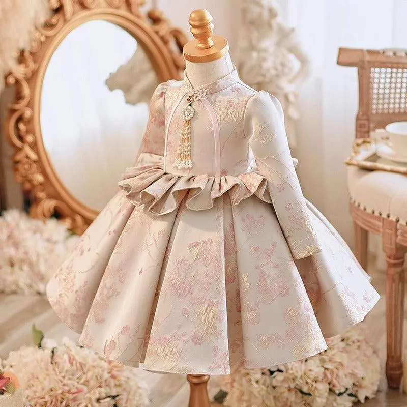 Elegant Princess Dress for Girls Luxury Girls' Dress with Delicate Details