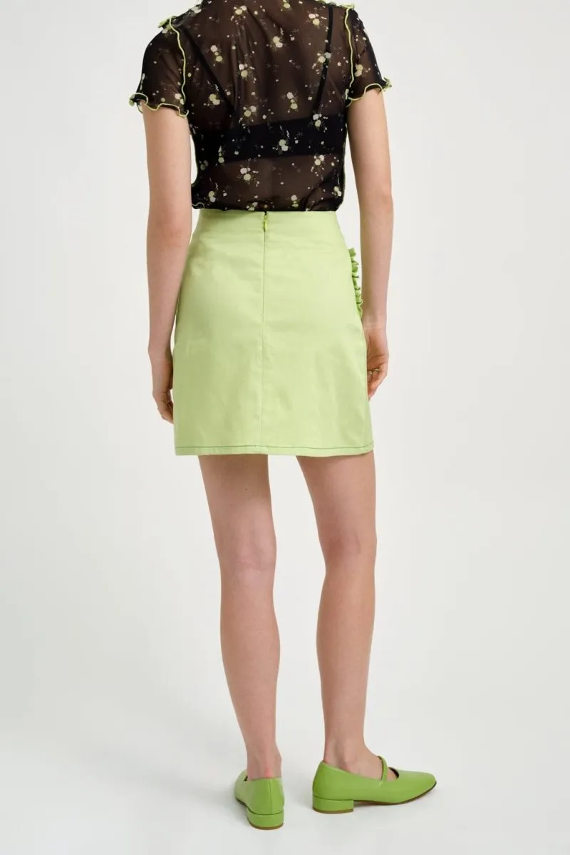 Eliza Faulkner Tate Skirt (Green Twill)