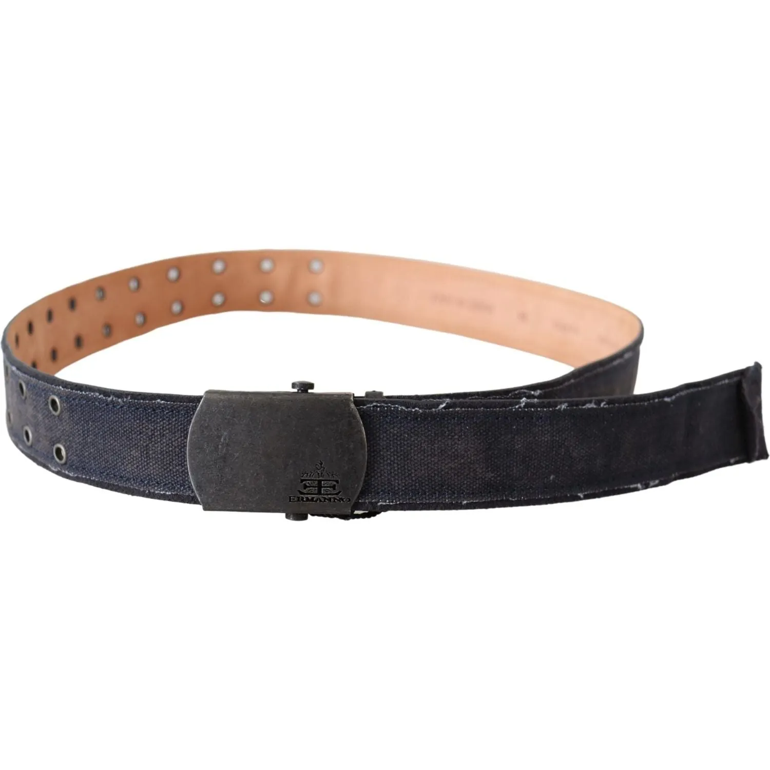 Ermanno Scervino Chic Blue Leather Waist Belt