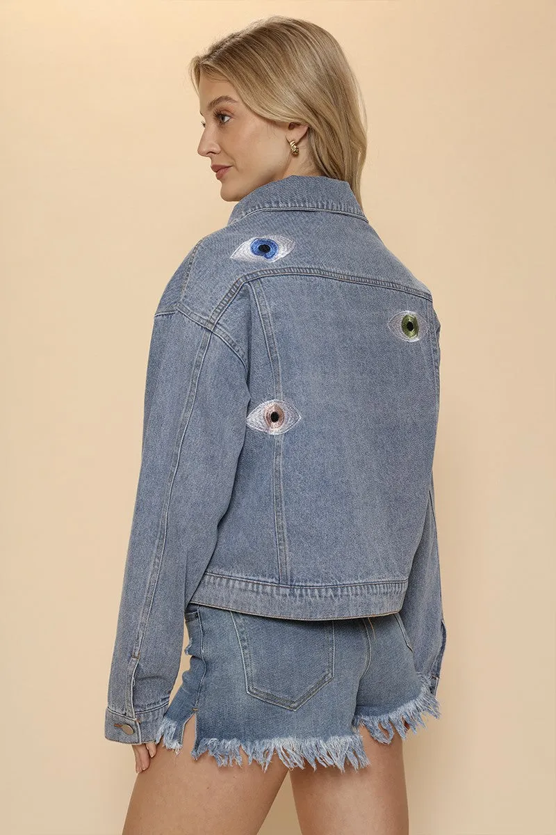 Evil Eye Denim Jacket