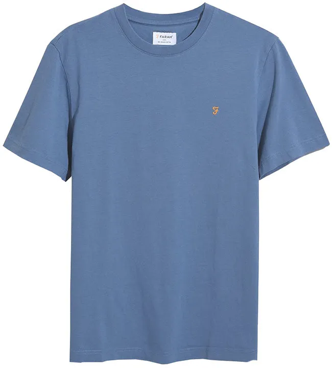 Farah Mens Danny T Shirt Sheaf Blue