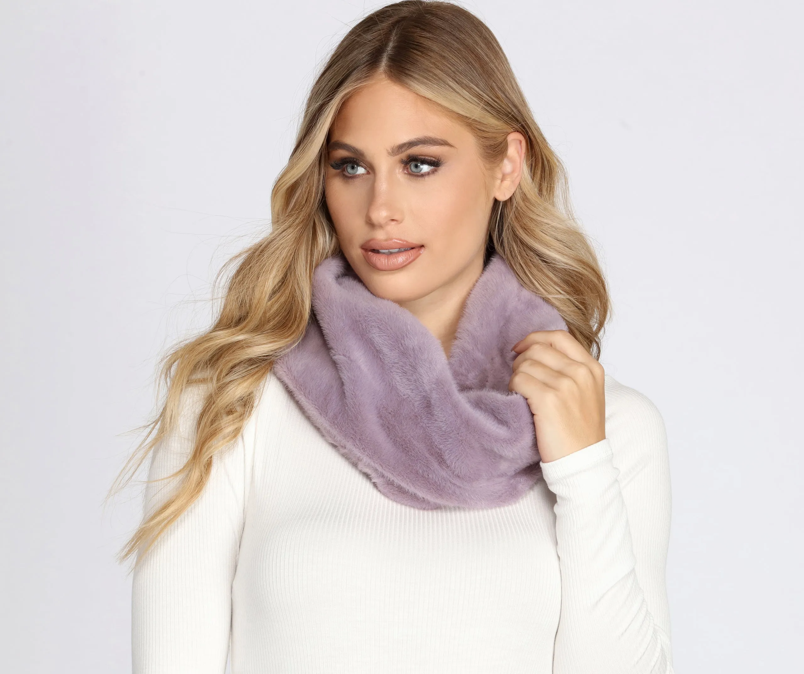 Faux Fur Infinity Scarf