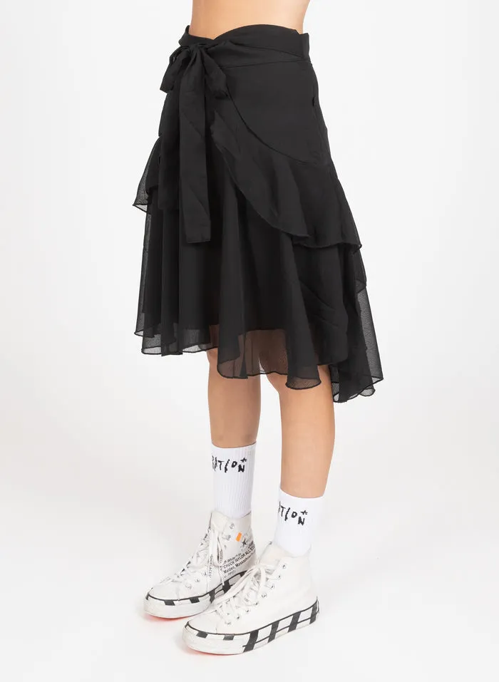 Federation Butterflies Skirt Black