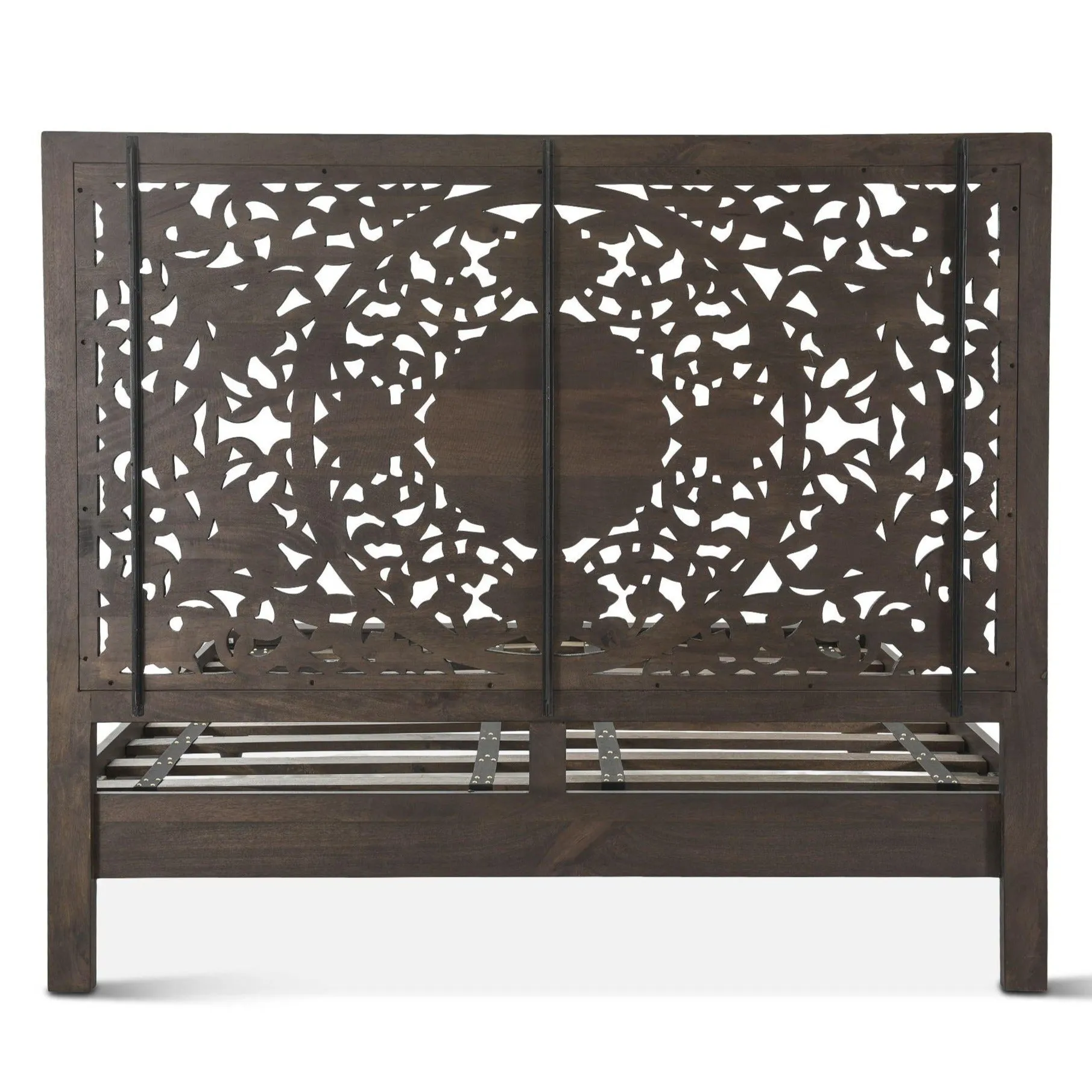 Flora Bohemian Dark Brown Bed - King