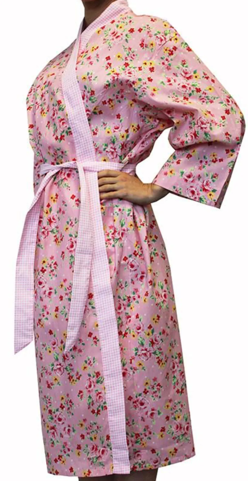 Floral Cotton Bathrobe Alice