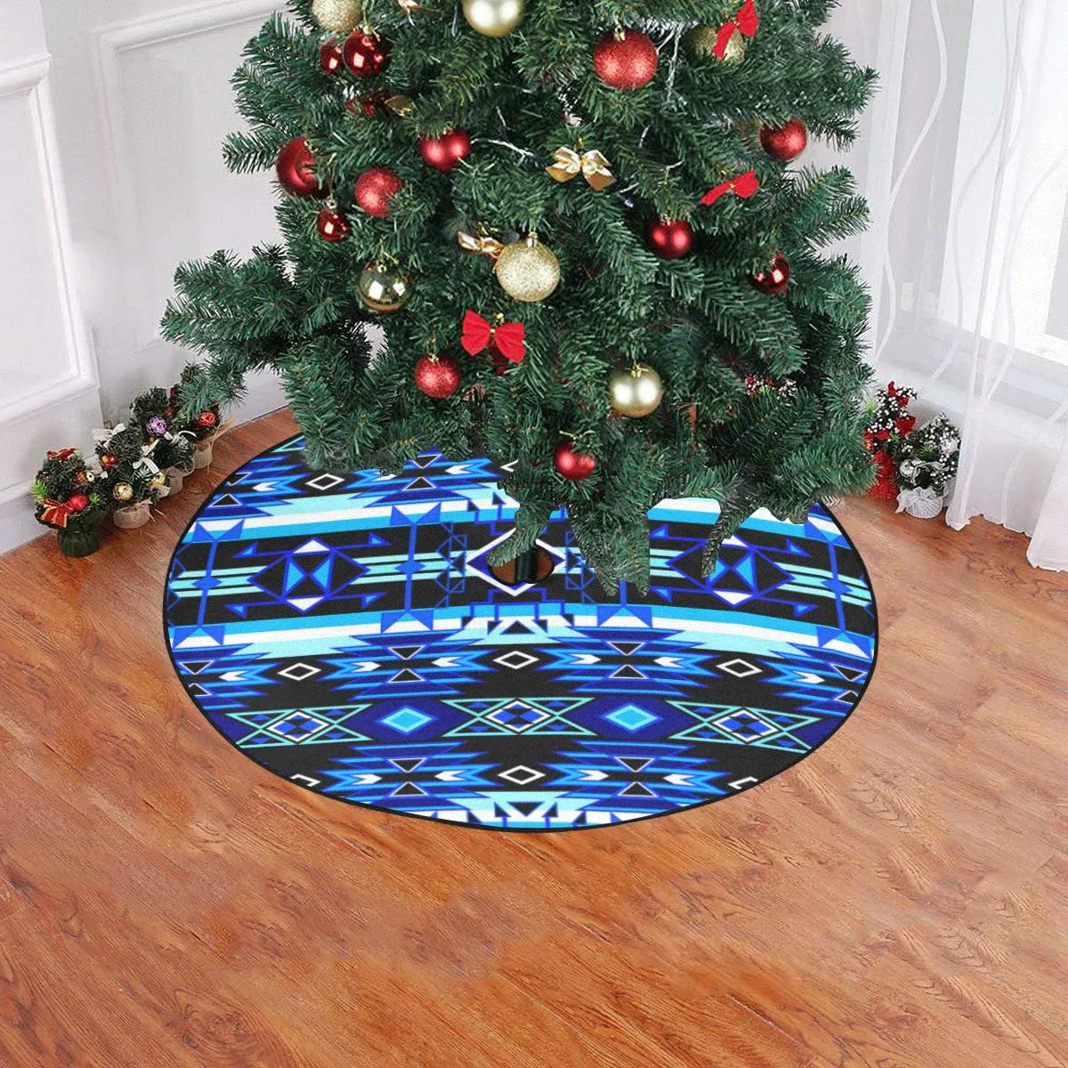 Force of Nature Winter Night Christmas Tree Skirt 47" x 47"