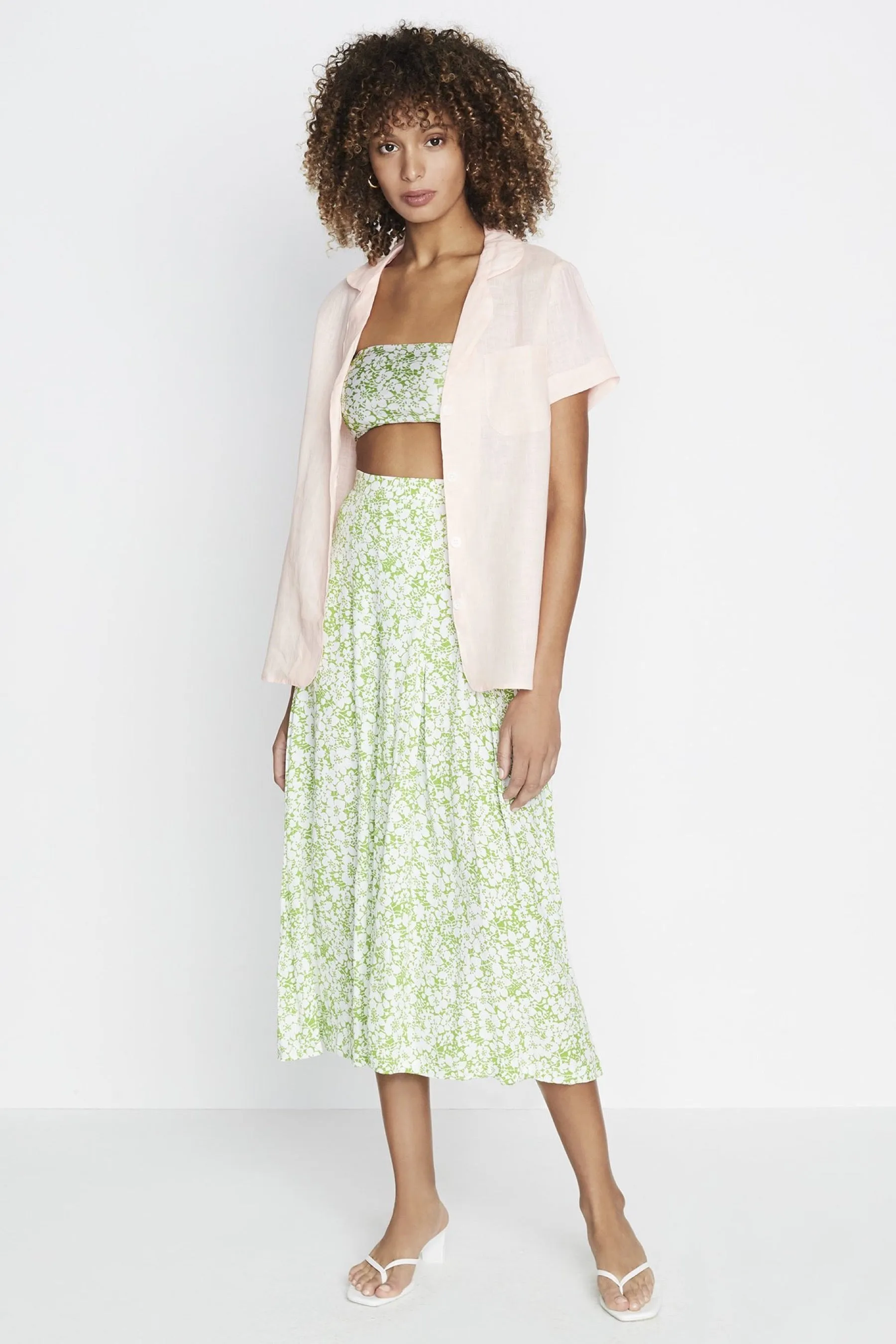 Freja Floral Cuesta Midi Skirt