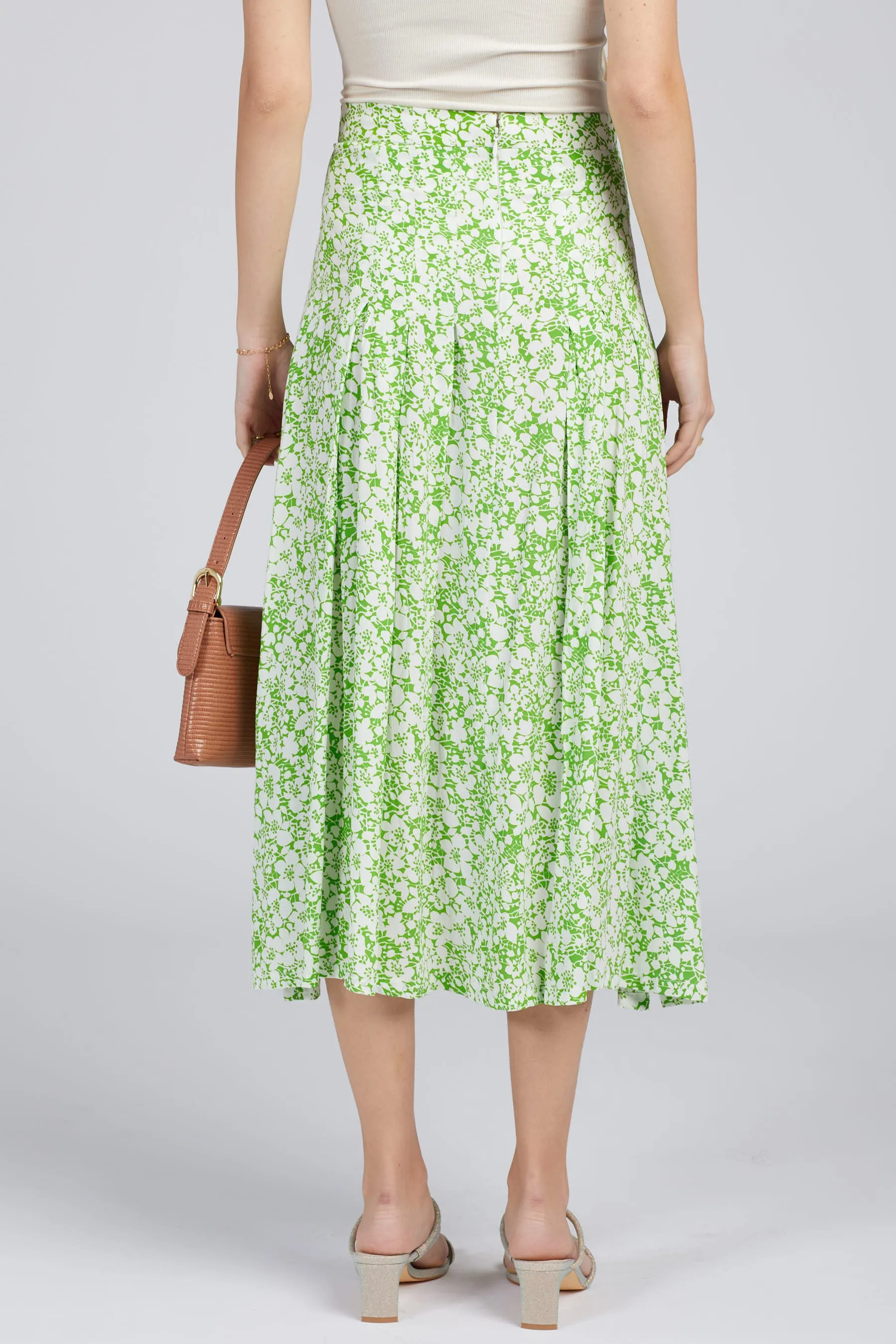 Freja Floral Cuesta Midi Skirt