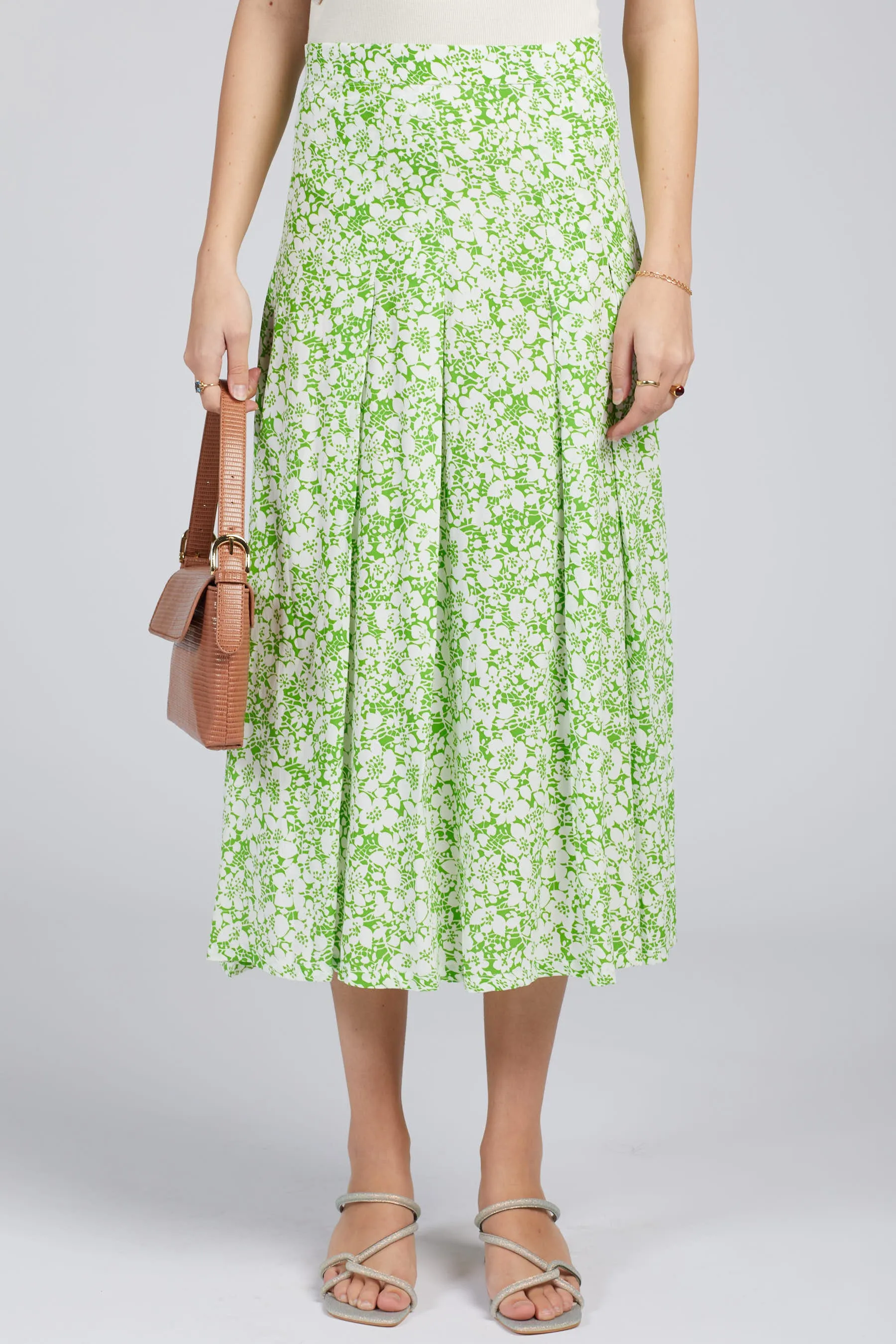 Freja Floral Cuesta Midi Skirt