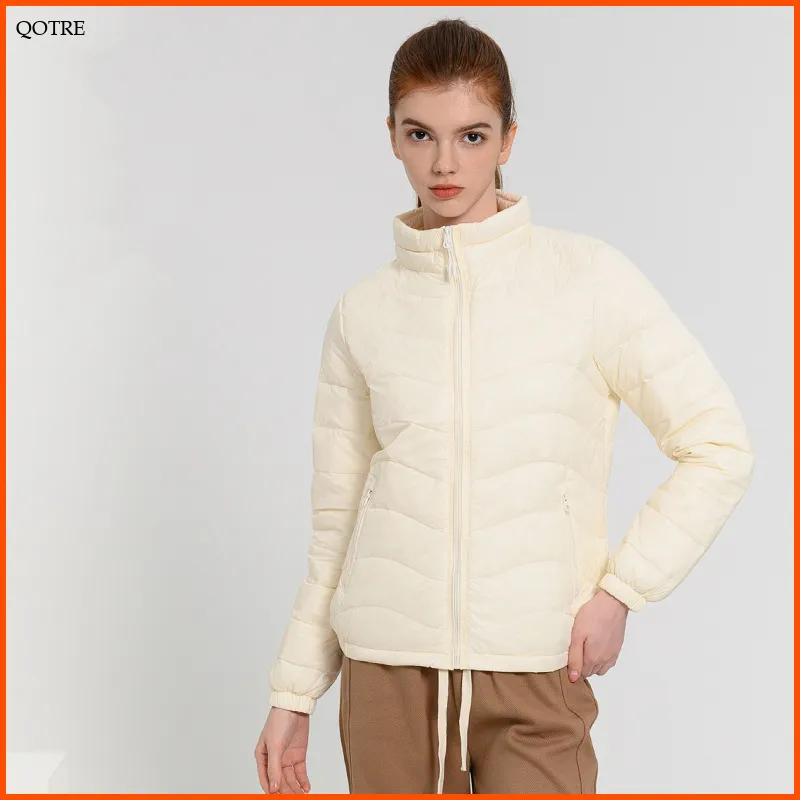 Full Zip Quilted Lightweight Down Jacket