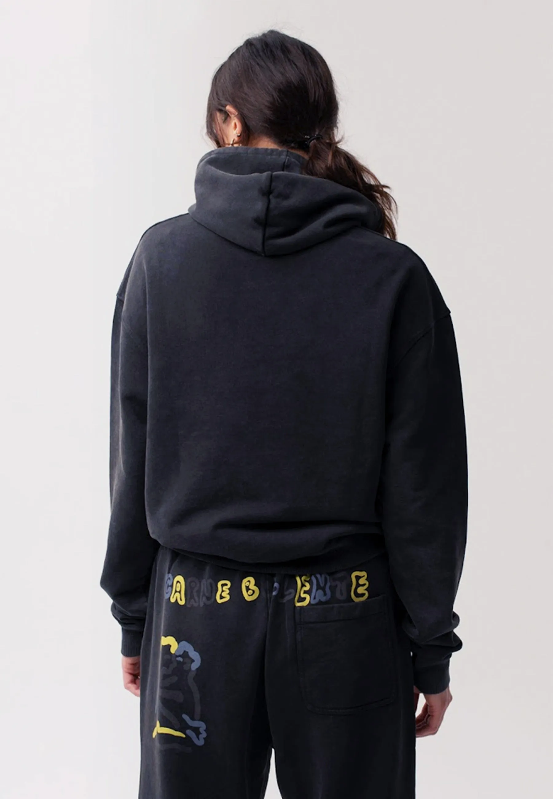 Funday Afternoon Hoodie - washed black