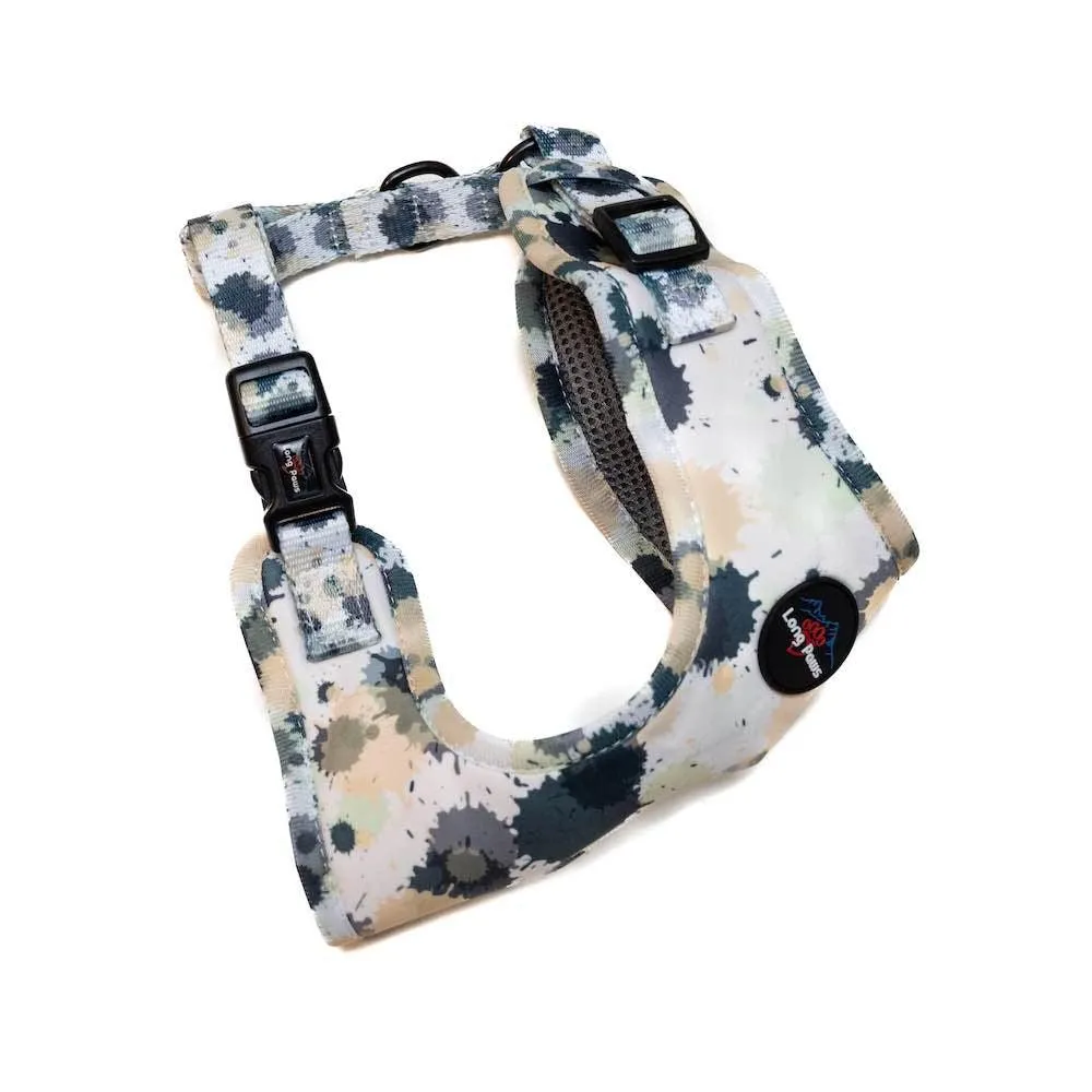 Funk the Dog Harness | Paint Splodge Grey