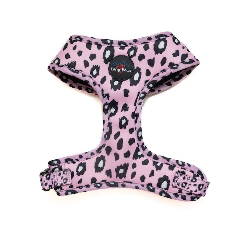 Funk The Dog Harness | Pink Leopard