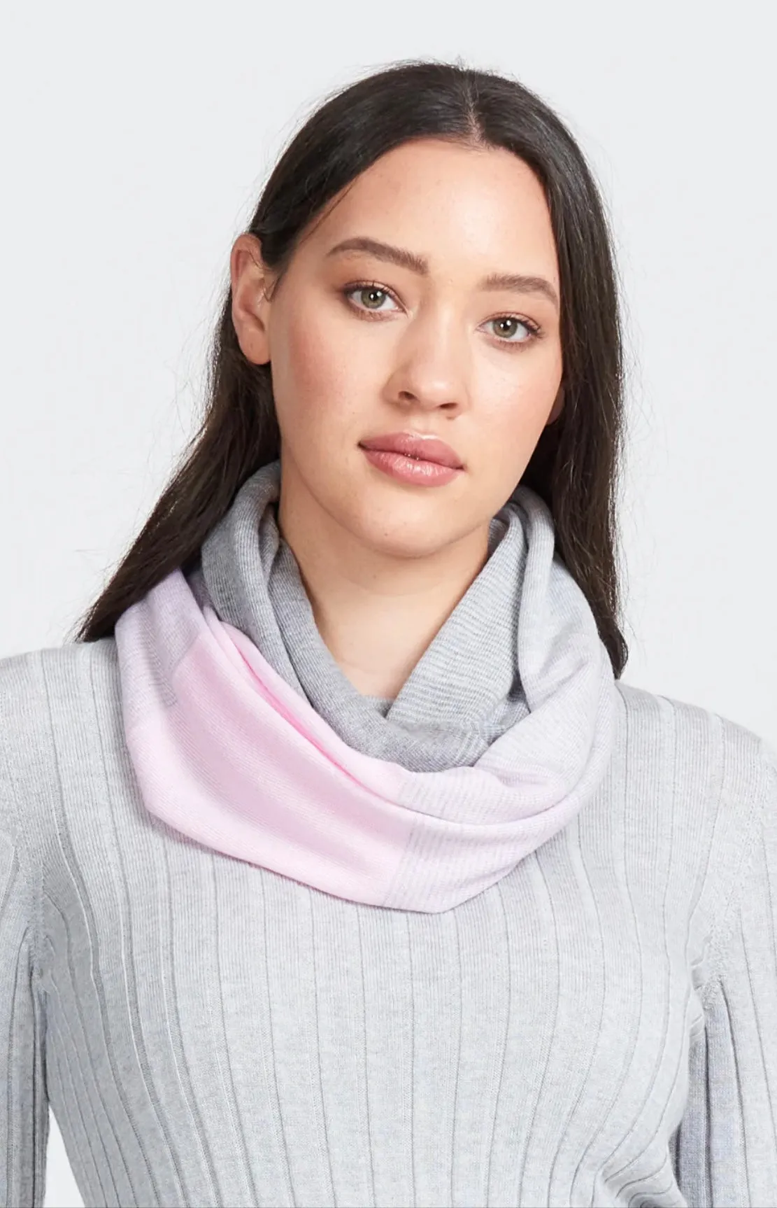 Graduated Stripe Infinity Scarf