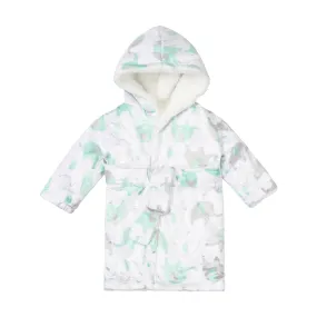 Green Elephant Baby Robe