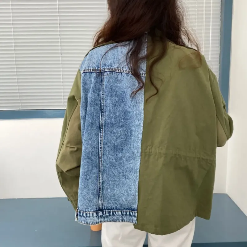 Green Scene Denim Coat