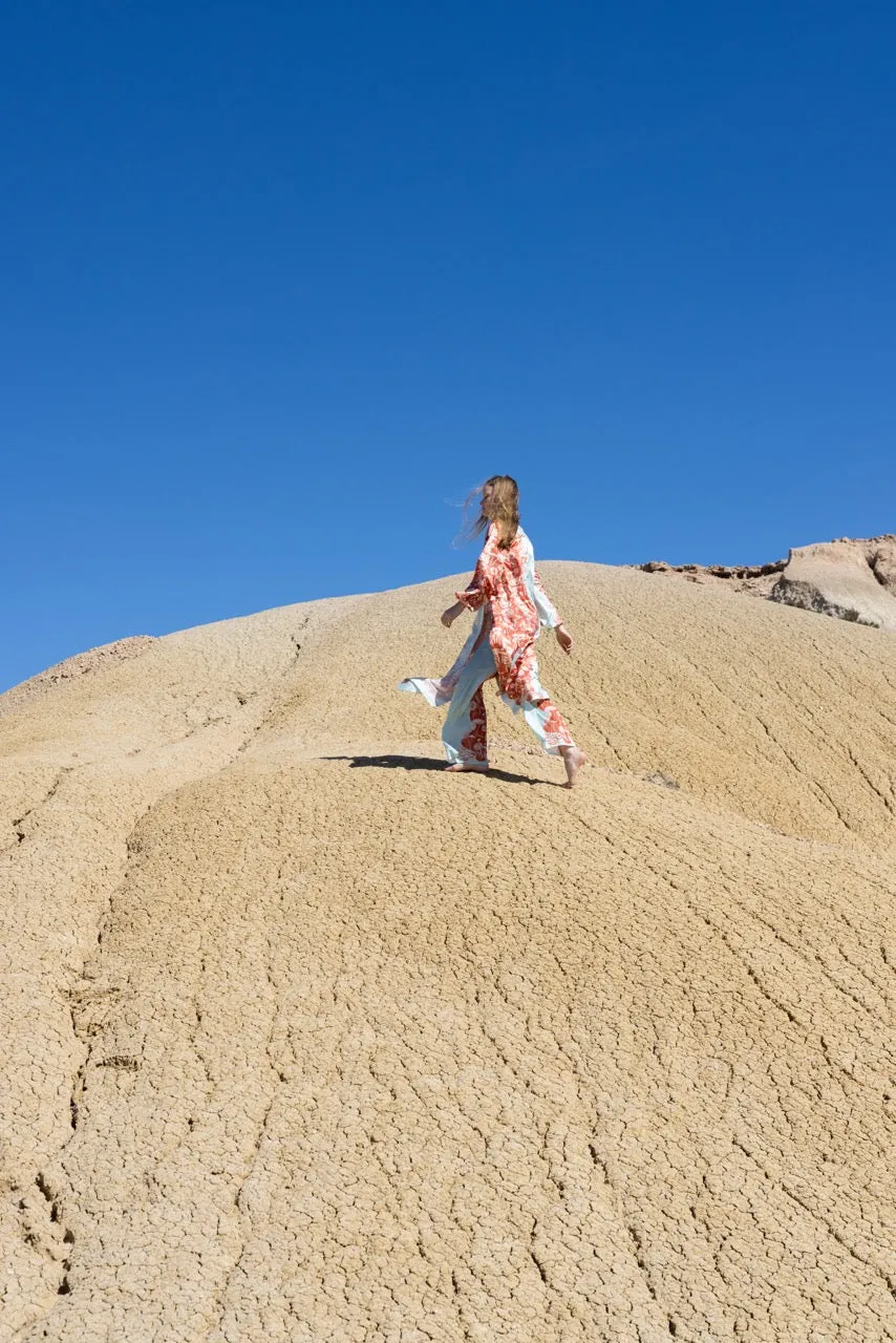 Grounded Midi Dress - Porcini Party