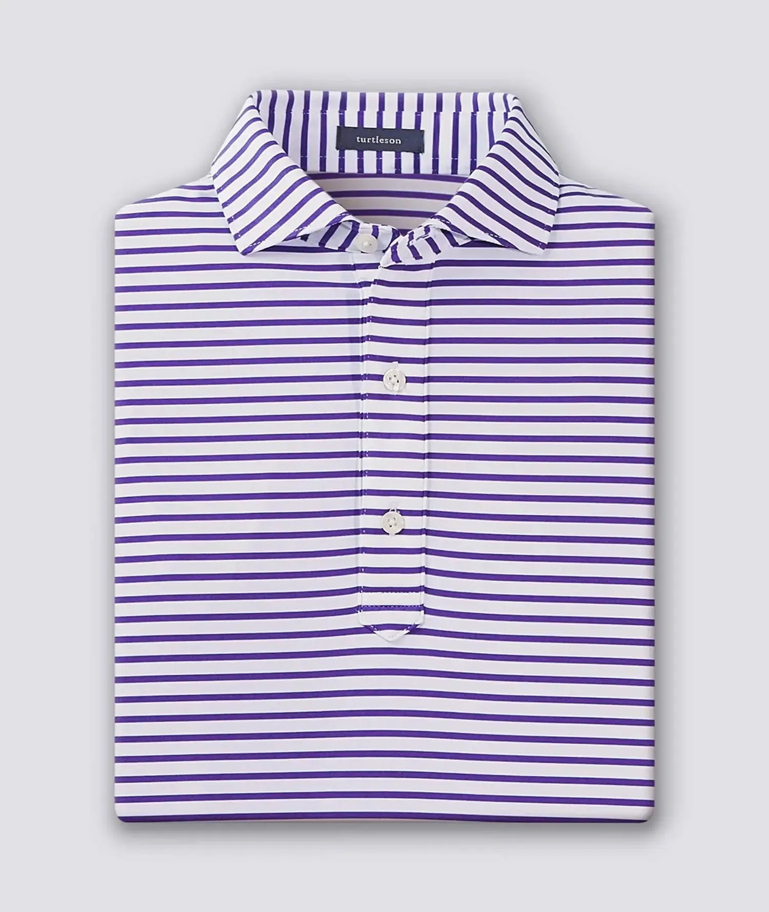 Gus Stripe Performance Polo