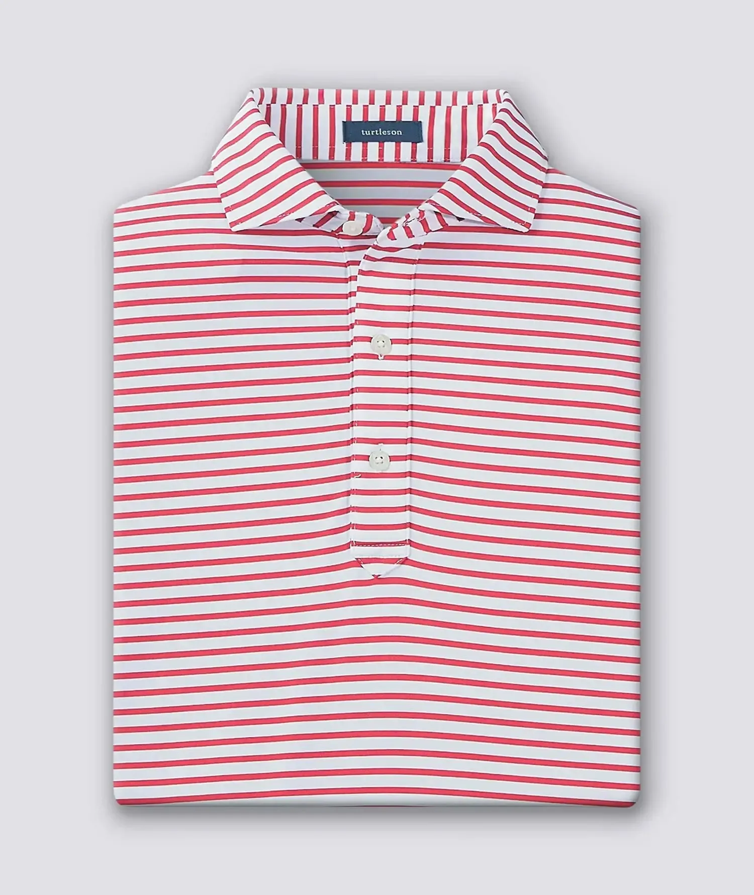 Gus Stripe Performance Polo