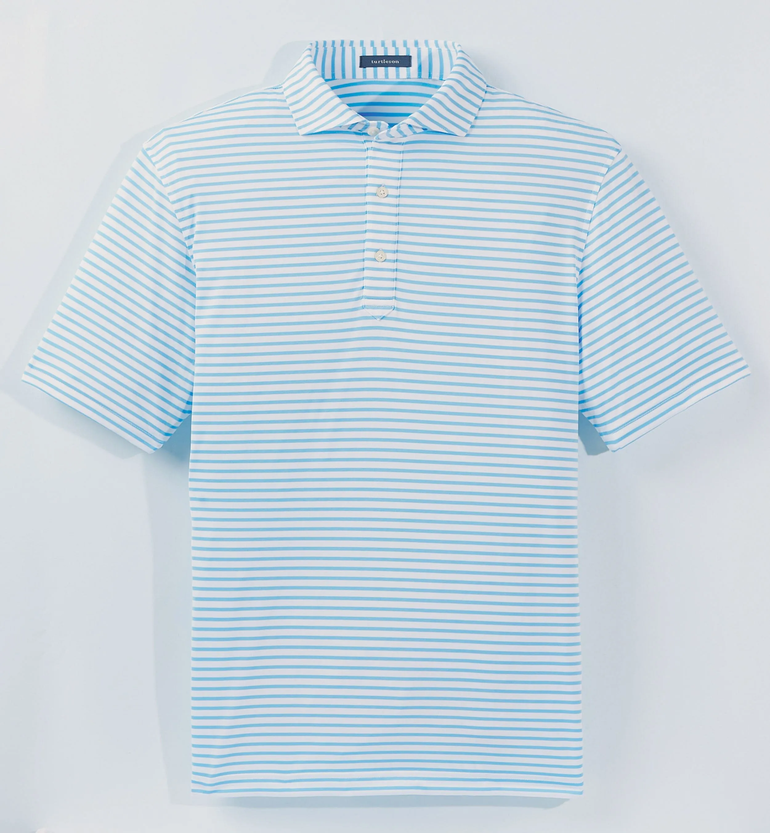 Gus Stripe Performance Polo