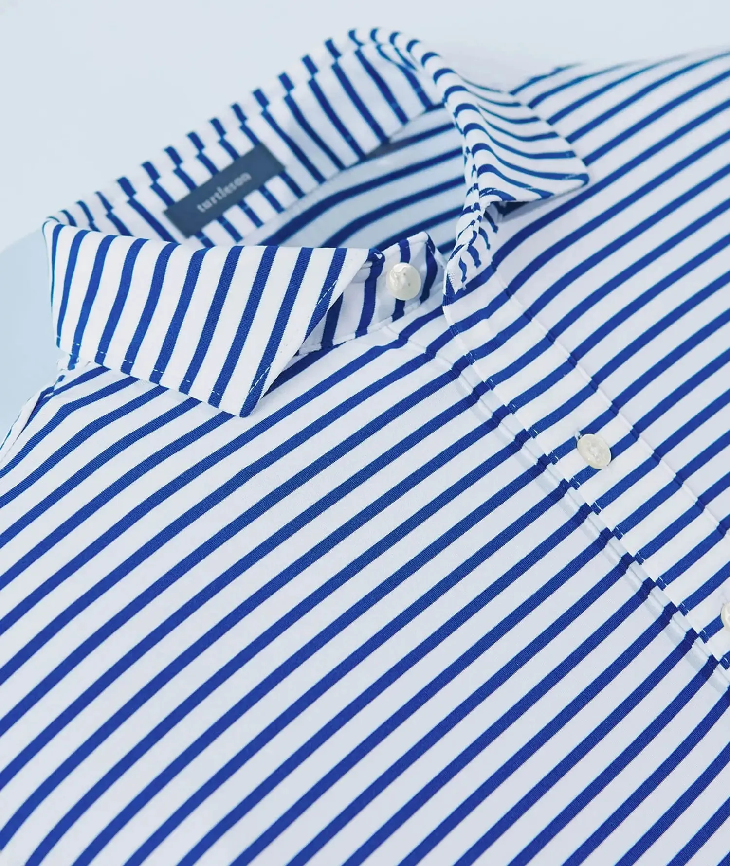 Gus Stripe Performance Polo