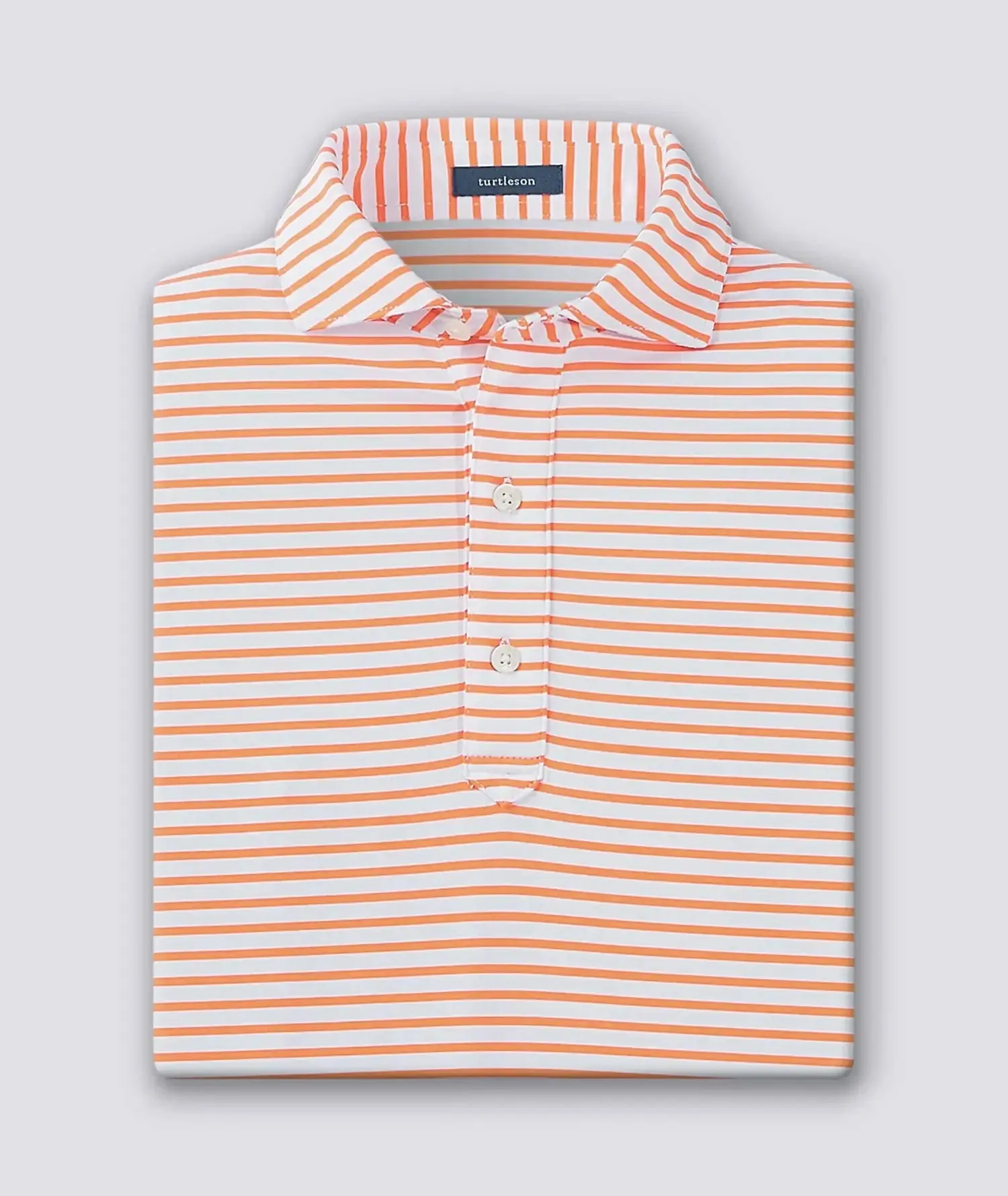 Gus Stripe Performance Polo