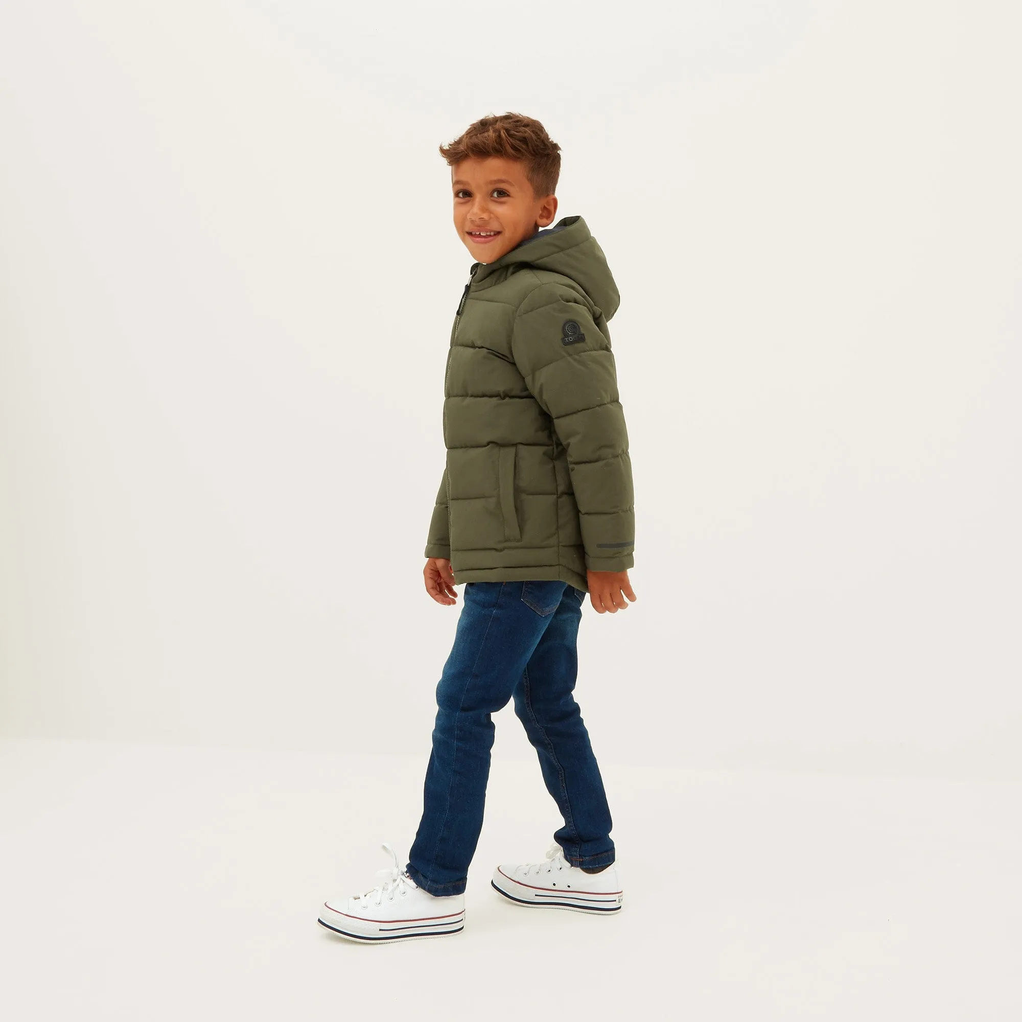 Harecroft Kids Padded Jacket - Khaki