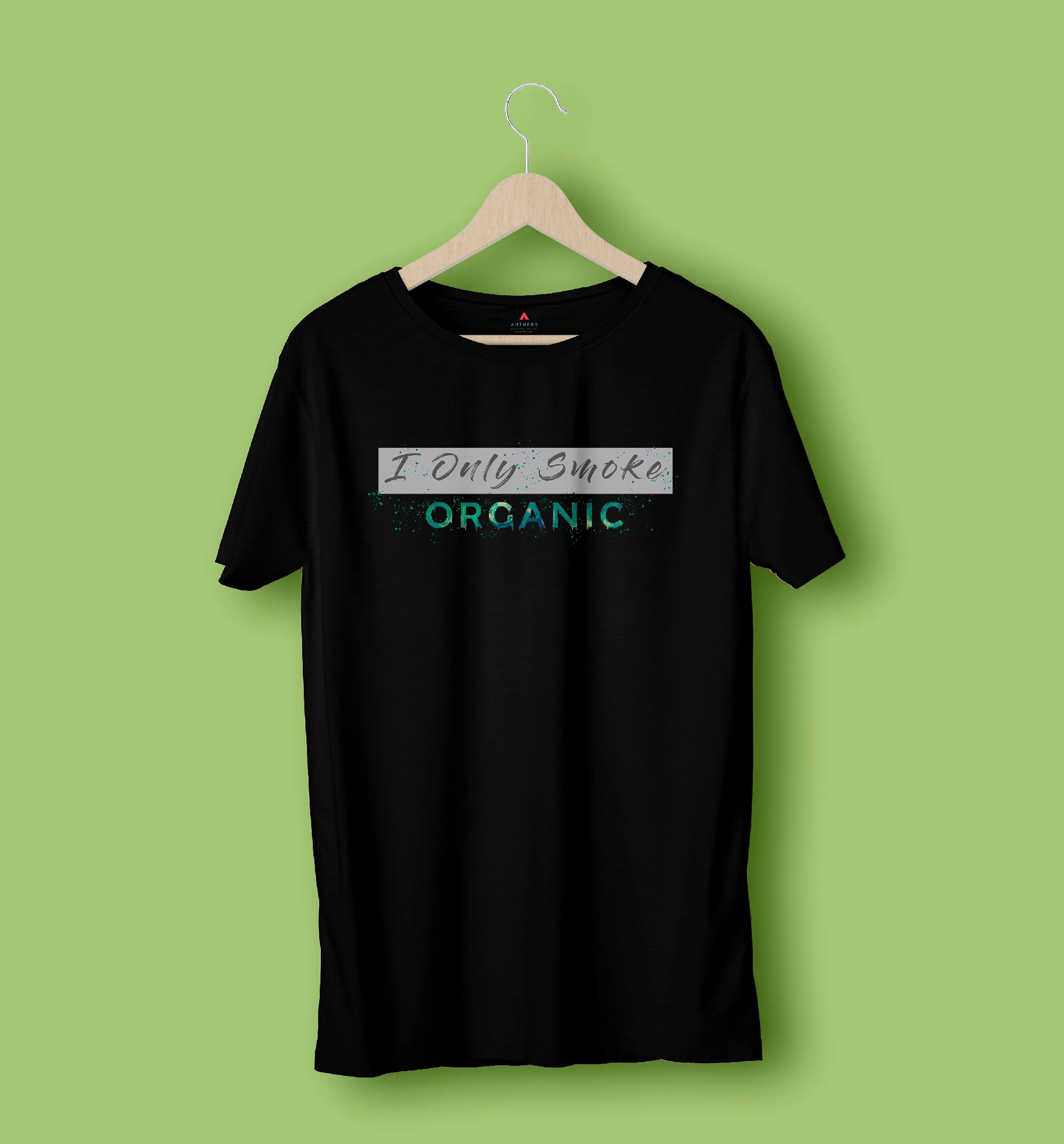 I ONLY SMOKE ORGANIC HALF SLEEVE T-SHIRT.