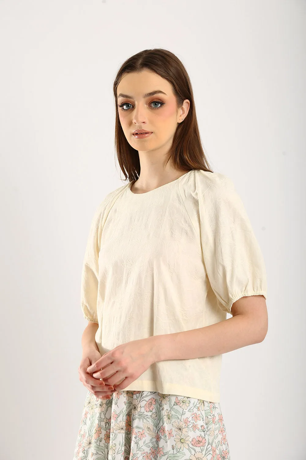 Iman Blouse in Light Yellow