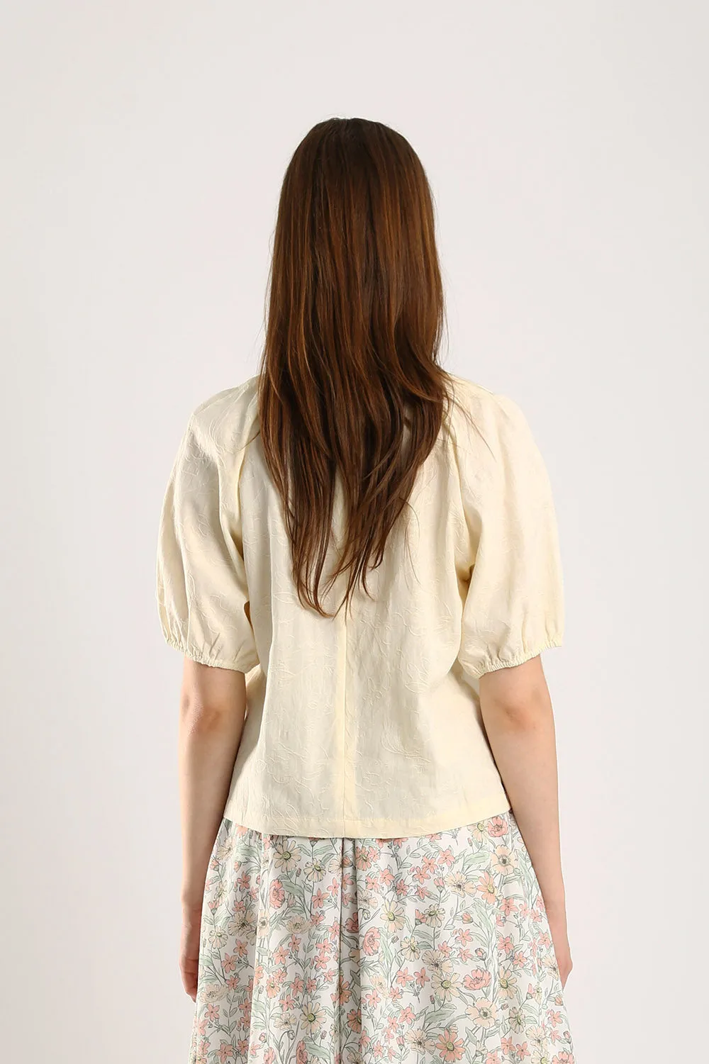 Iman Blouse in Light Yellow