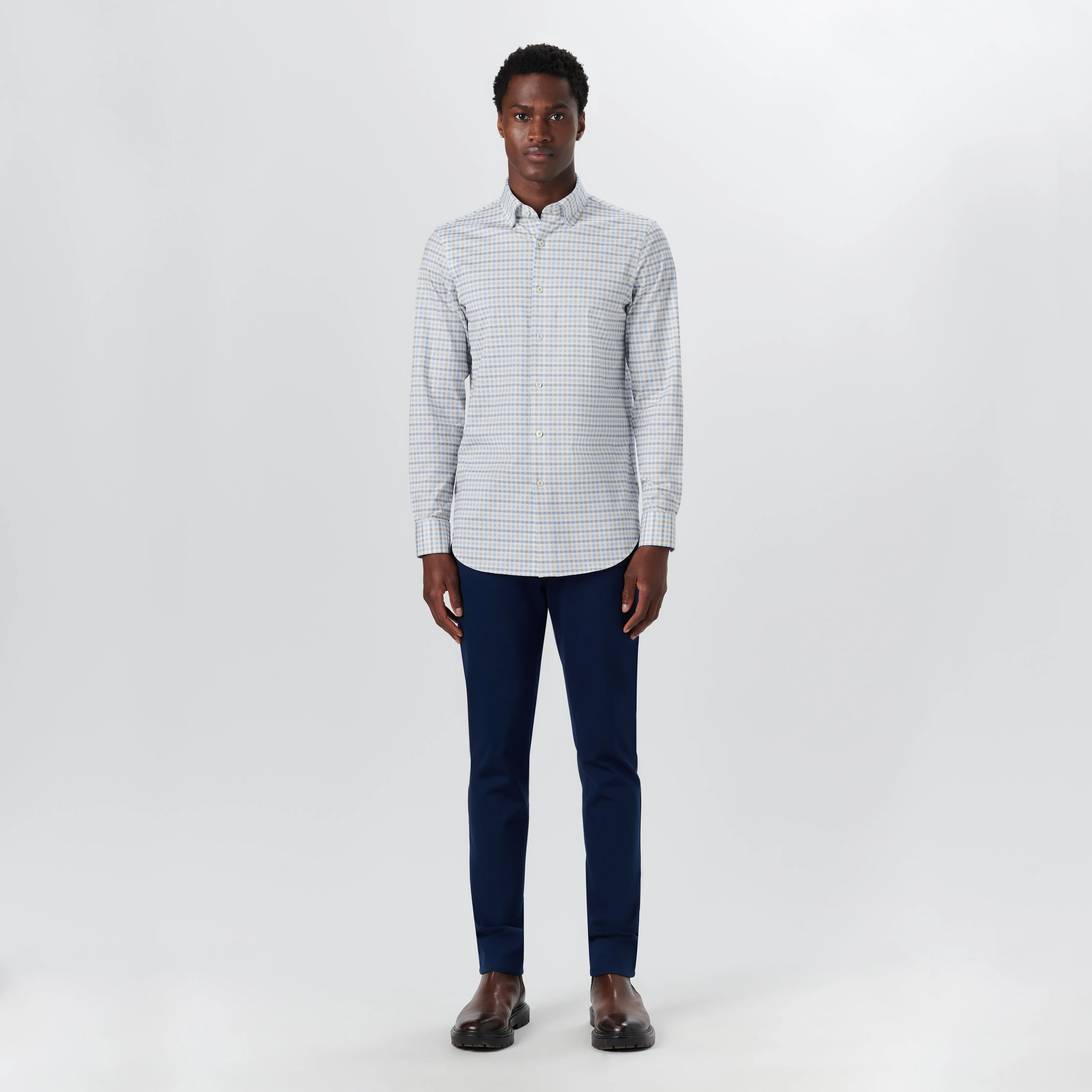 JAMES Mini Check OoohCotton Twill Shirt