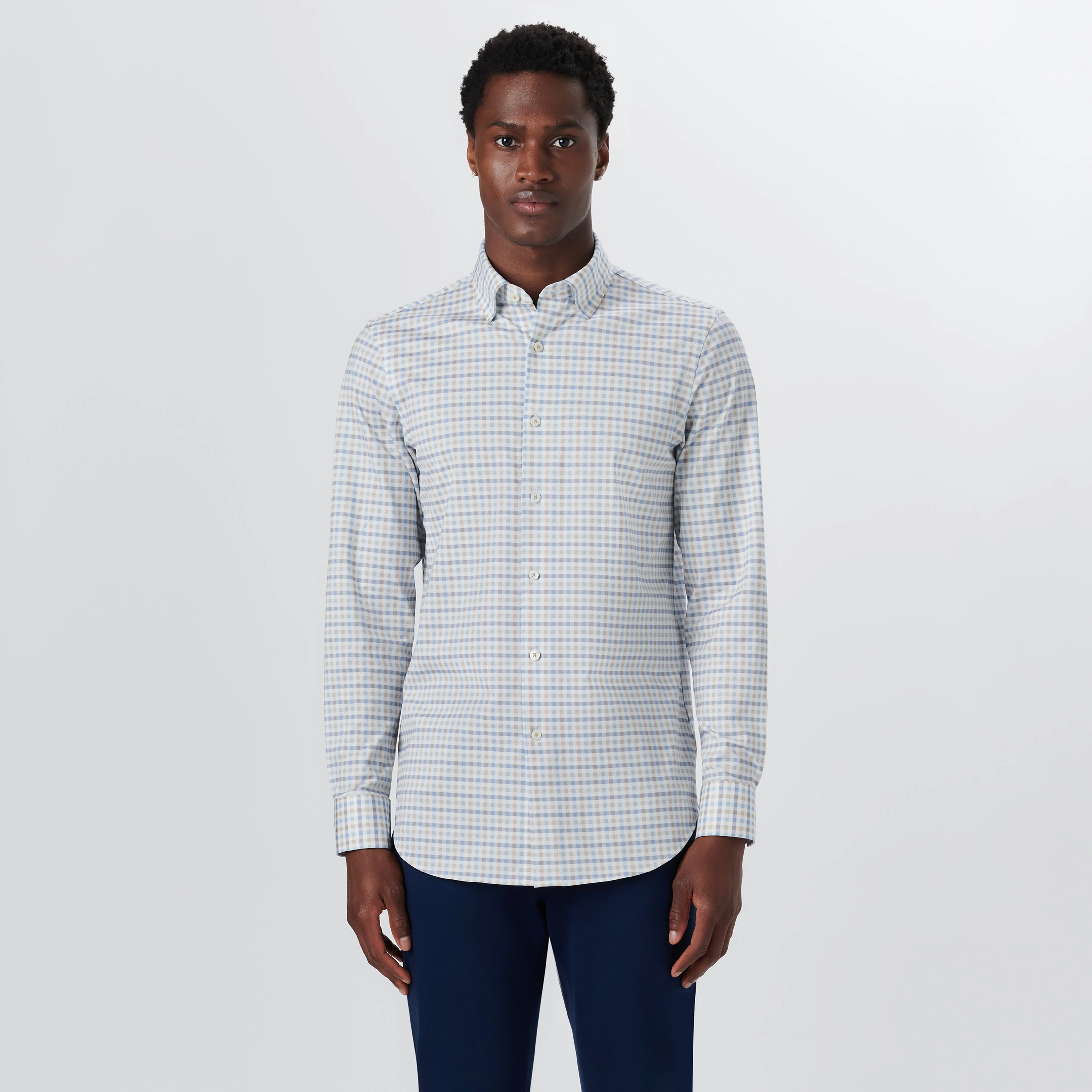 JAMES Mini Check OoohCotton Twill Shirt