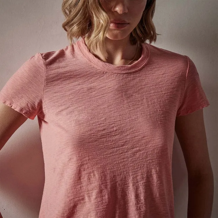 James Perse Sheer Slub Crew Neck Tee