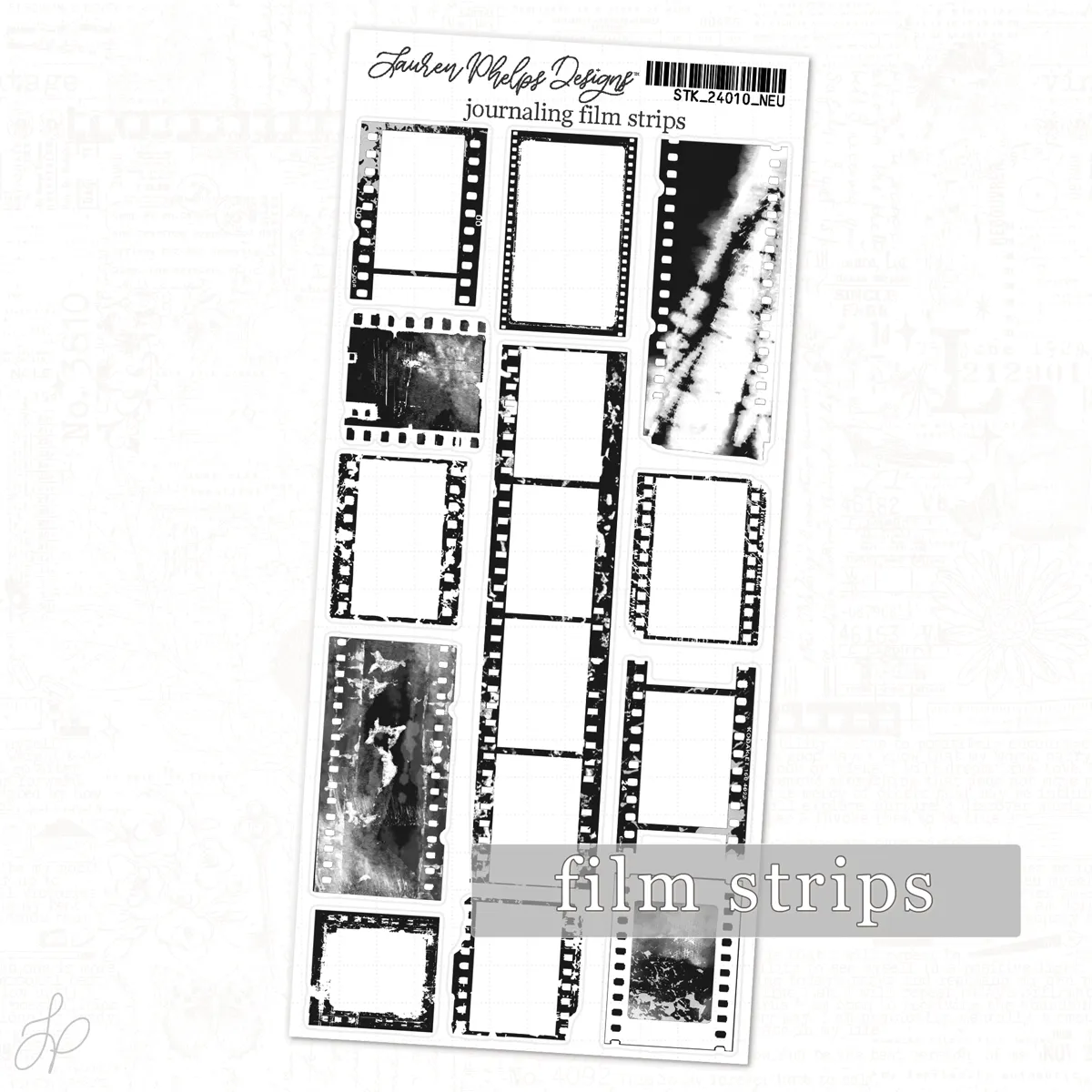 Journaling Film Strips | Classically Chic Basics