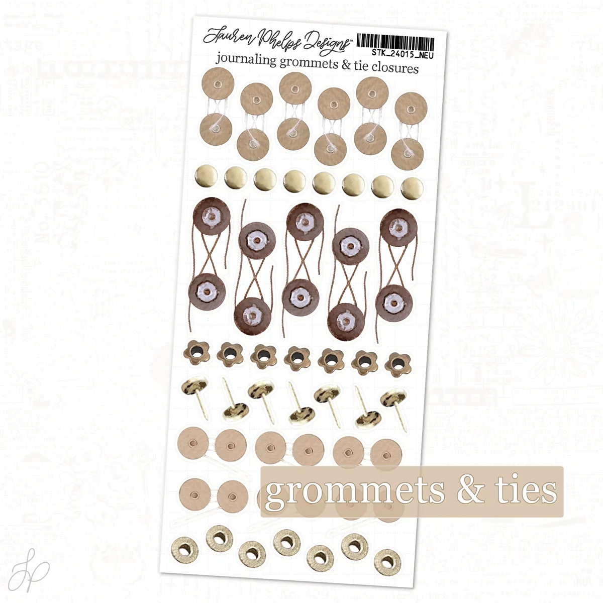 Journaling Grommets & Tie Closures | Classically Chic Basics