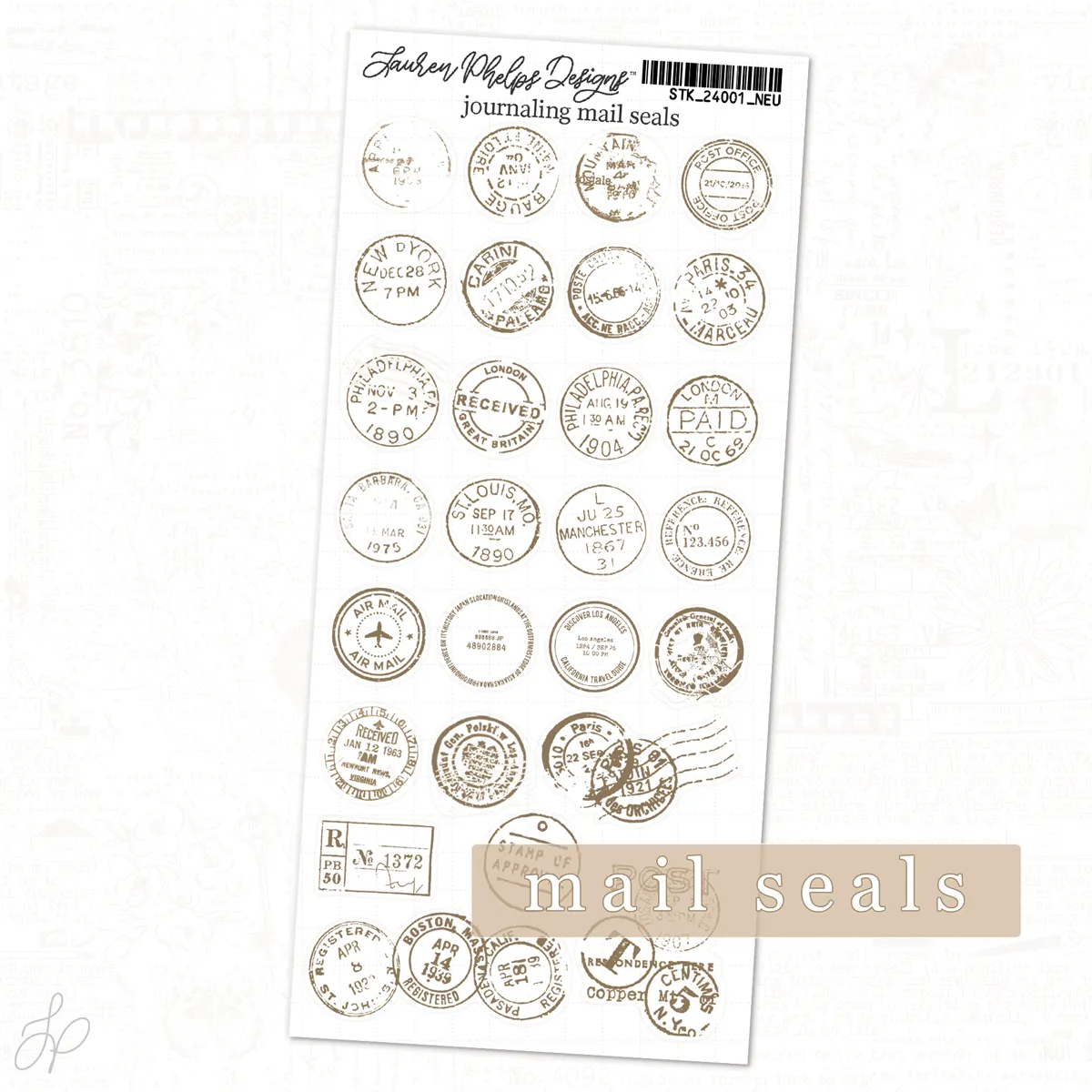 Journaling Mail Seals | Classically Chic Basics