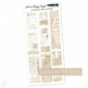 Journaling Railway Tickets | Classically Chic Basics