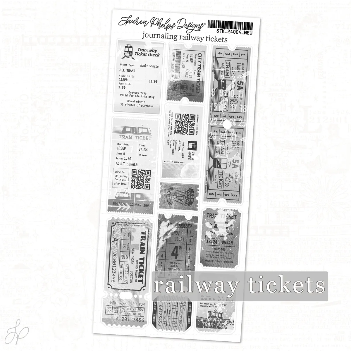 Journaling Railway Tickets | Classically Chic Basics